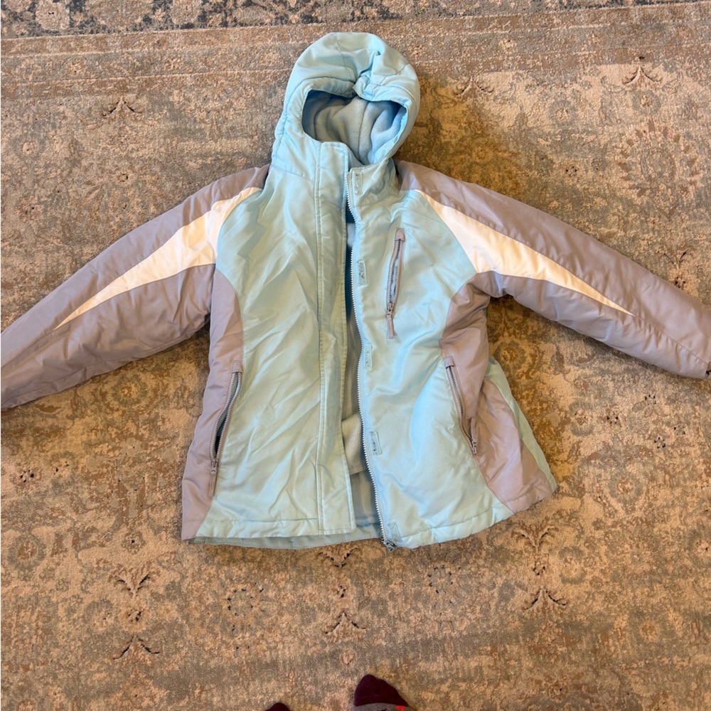 Childrens Place Youth Xl 14 Winter Jacket Weathproof Removeable Inside Blue — image 2 of 8